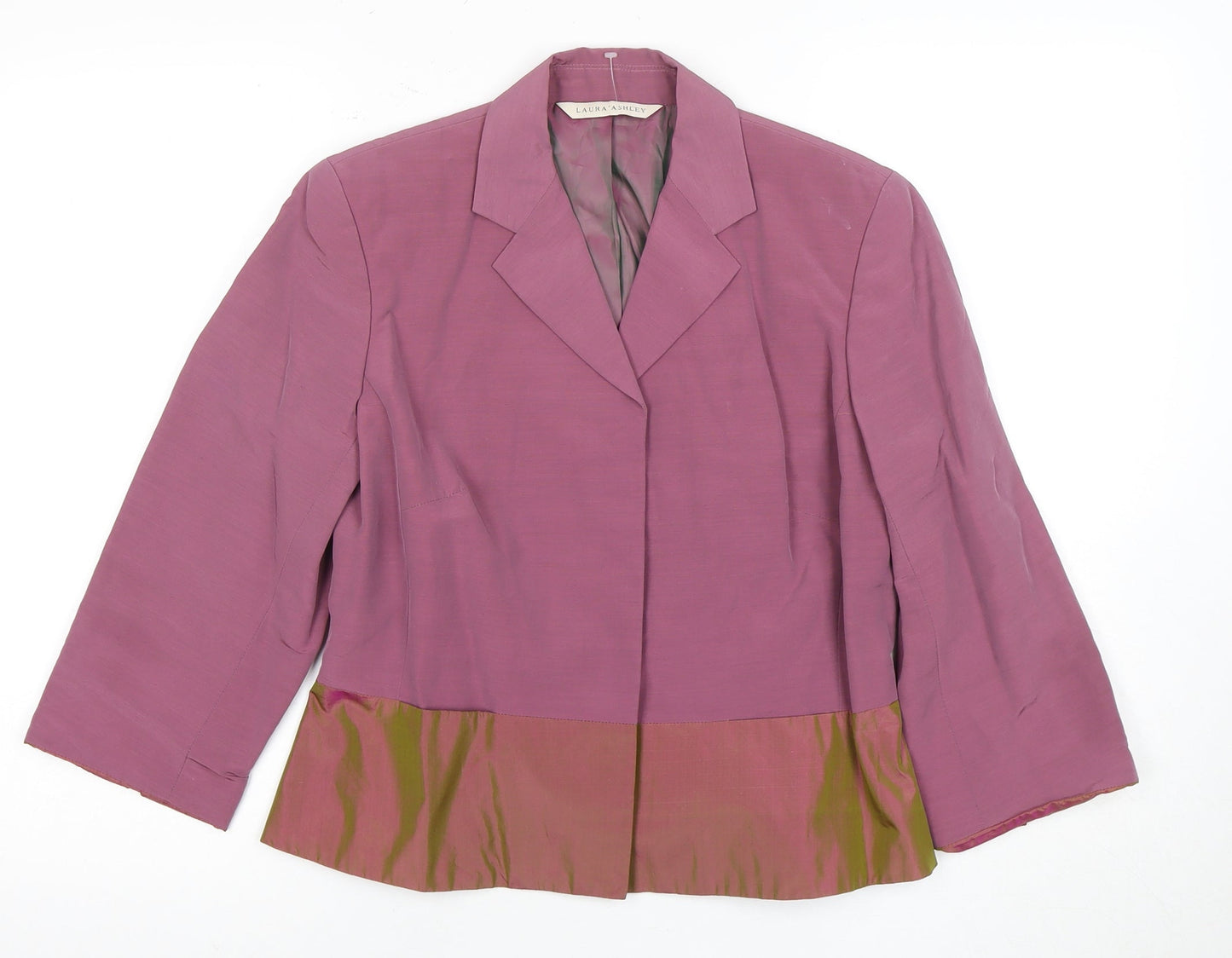 Laura Ashley Women's Purple Suit Jacket Size 12