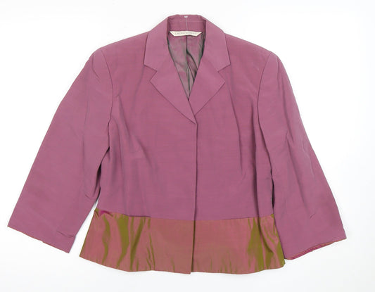Laura Ashley Women's Purple Suit Jacket Size 12