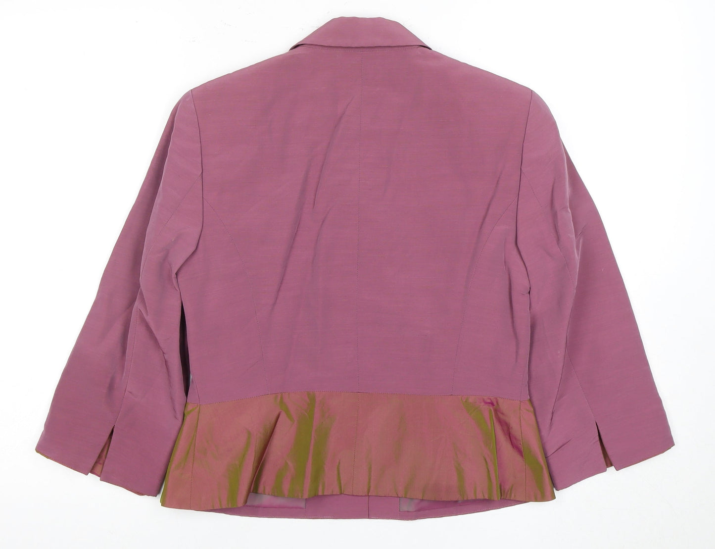 Laura Ashley Women's Purple Suit Jacket Size 12
