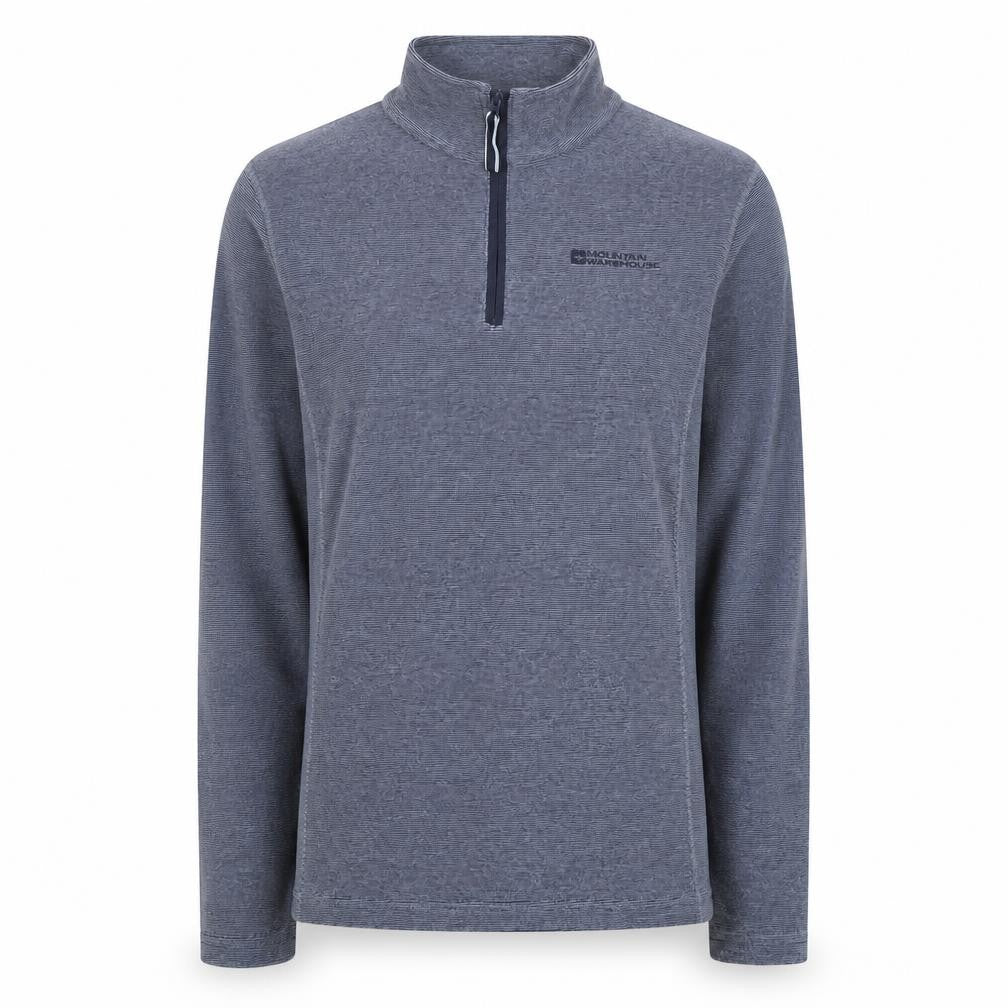 Womens UK 8  Mountain Warehouse Blue Henley Sweatshirt