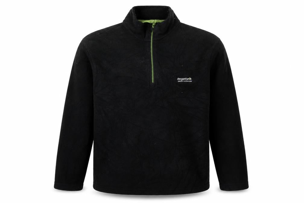 Mens UK S Regular Regatta Black Pullover Sweatshirt