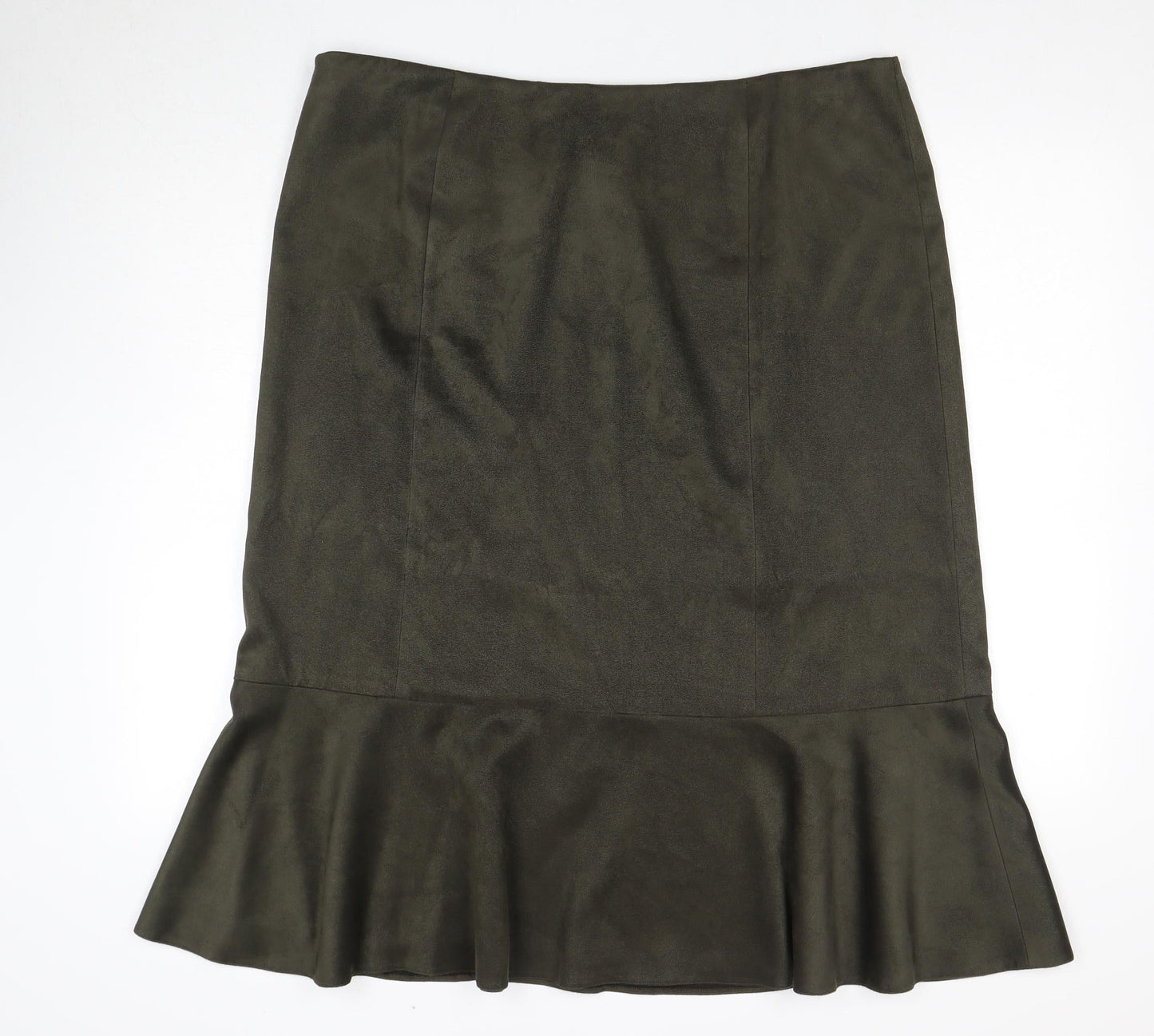 Jacques Vert Women's Green Trumpet Skirt Size 18