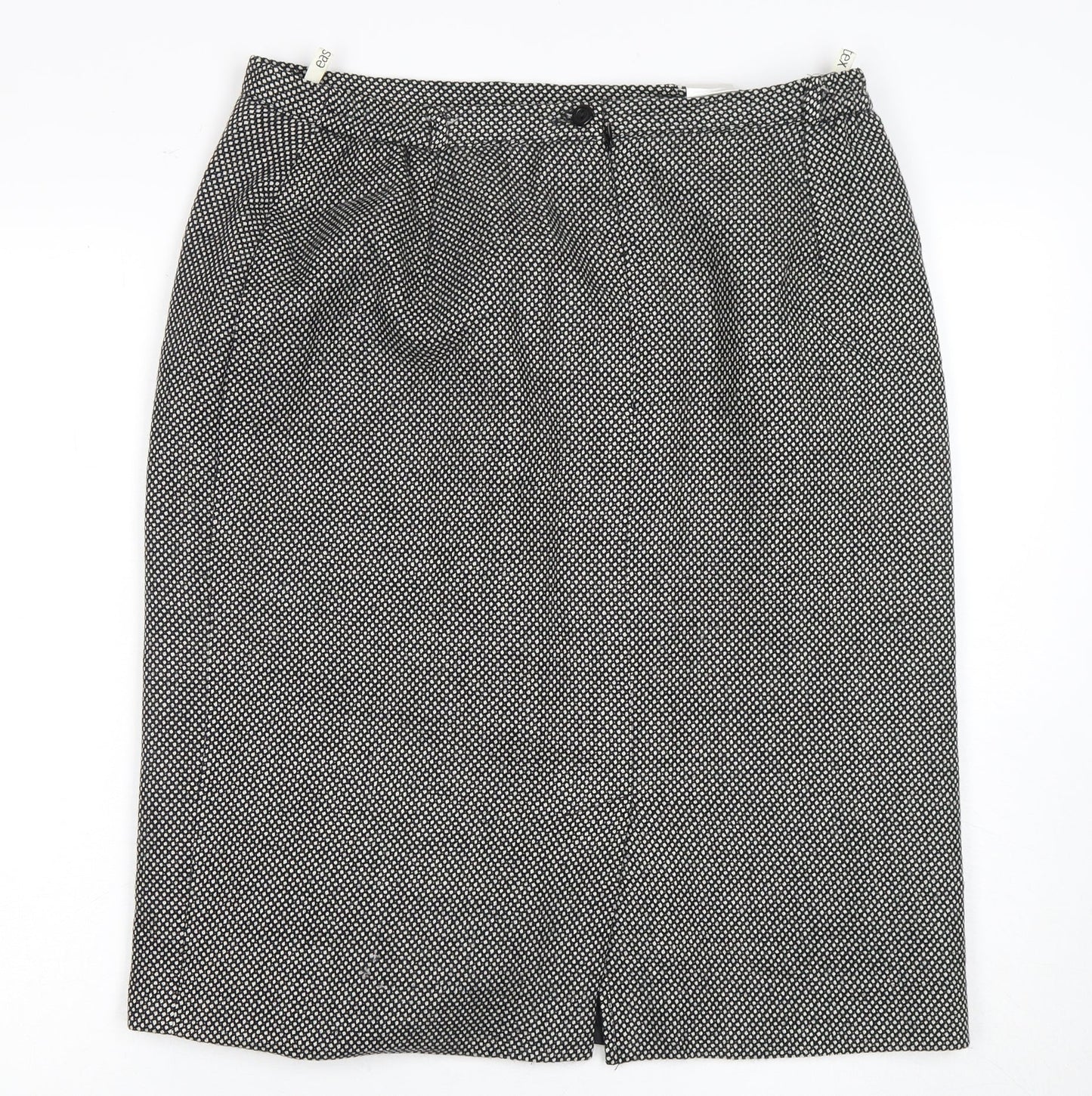 Eastex Womens Black Pencil Skirt Size 16
