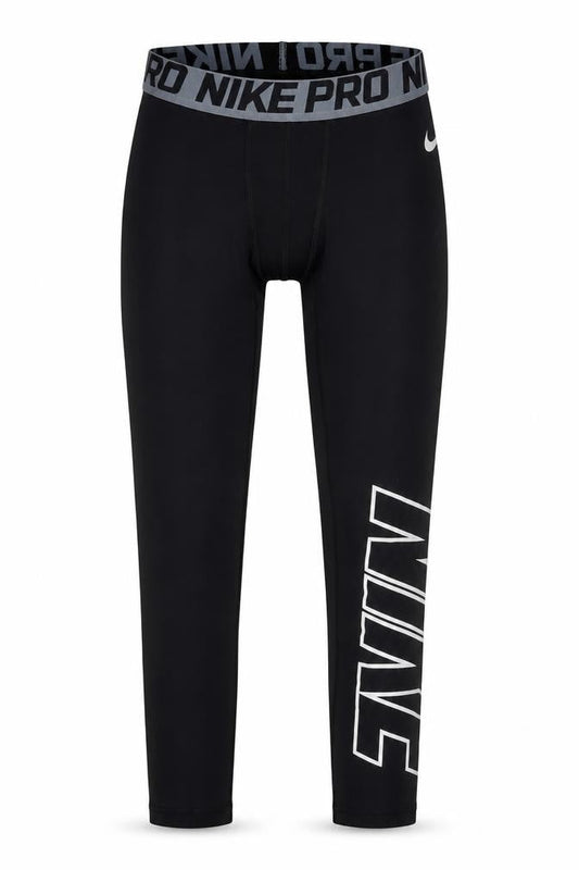 Nike Pro Black Compression Leggings M Unisex Athletic
