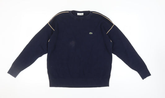 Lacoste Blue Sweatshirt Unisex Adults Size 12