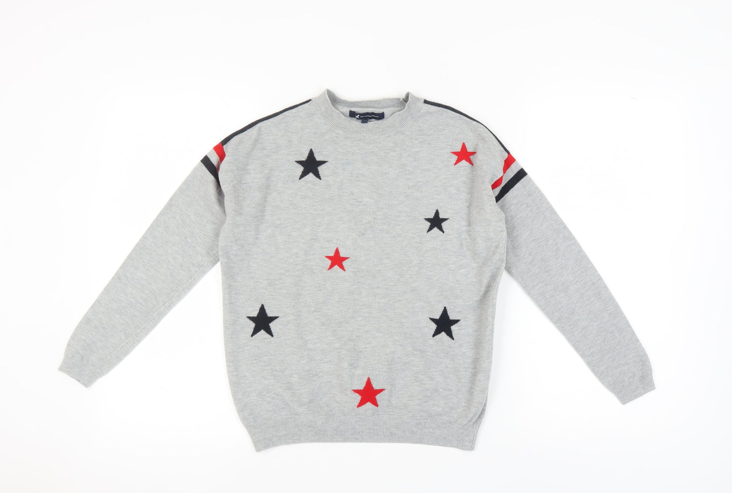 Crew Clothing Women's Grey Star Pullover Jumper XS
