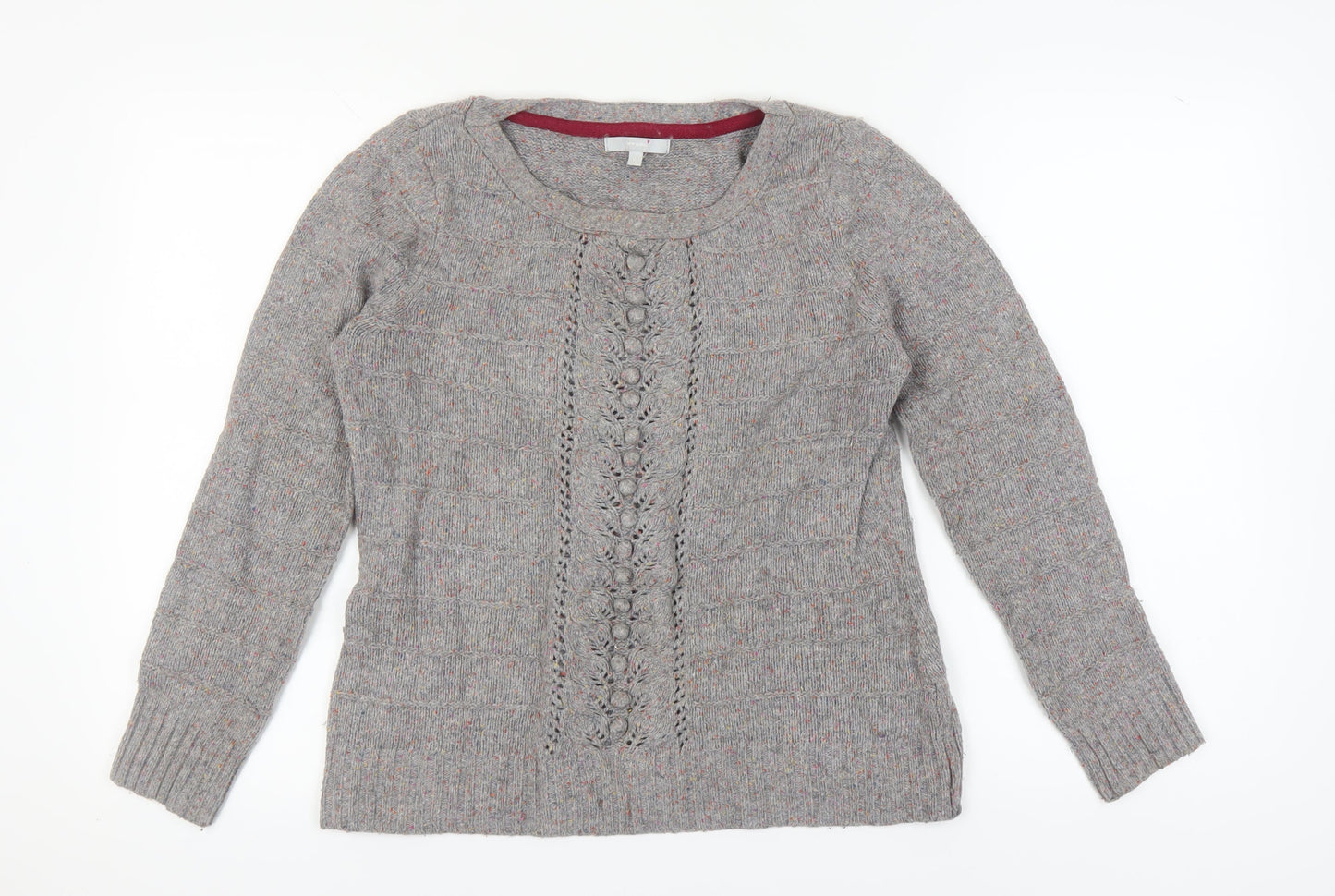 Marks and Spencer Women's Grey Pullover Jumper Size 10