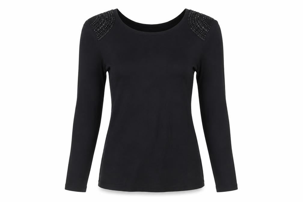 Womens UK XS Slim Ted Baker Black Cardigan Tight-Knit