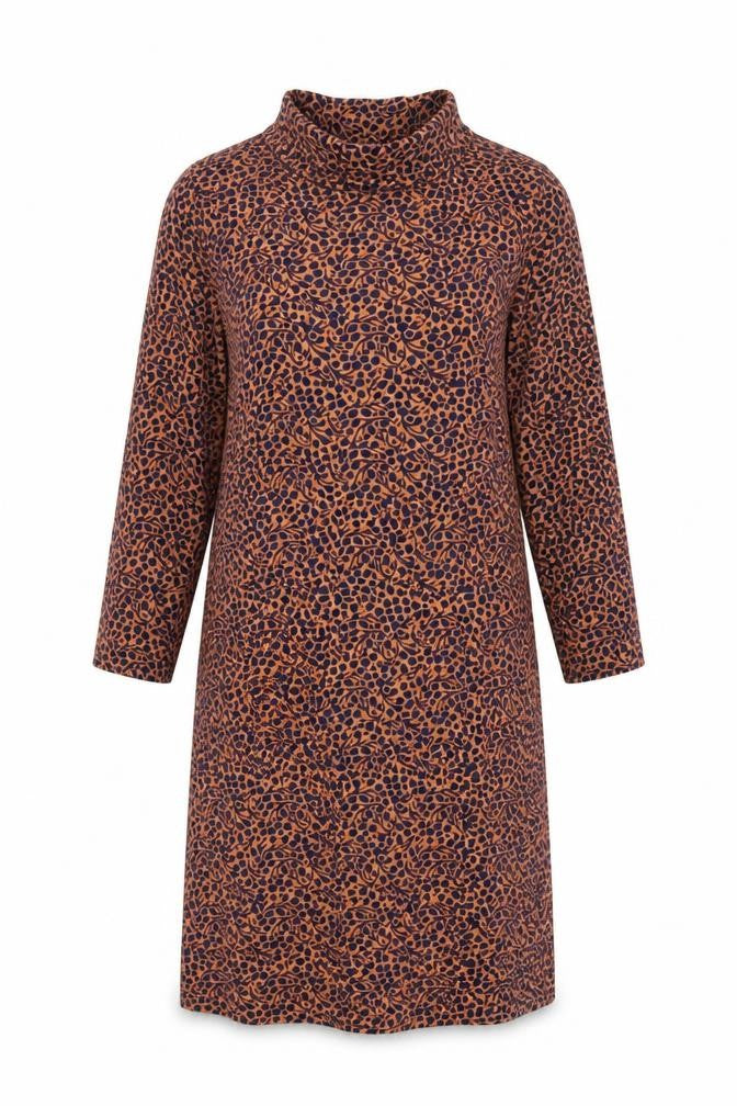 White Stuff Women's Brown Shift Dress Size 12