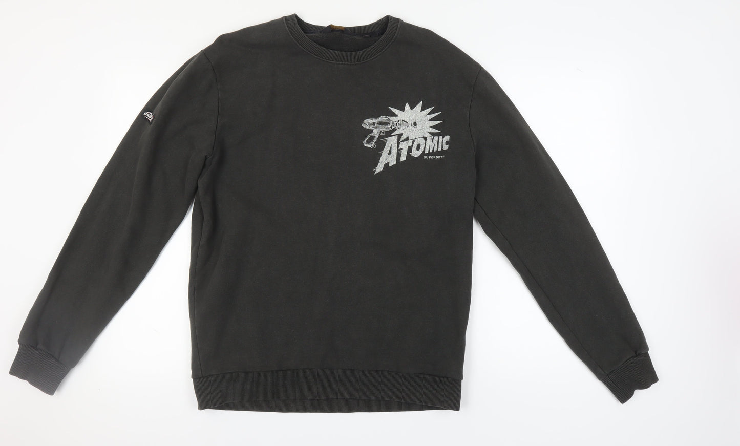 Superdry Men's Black Medium Pullover Sweatshirt