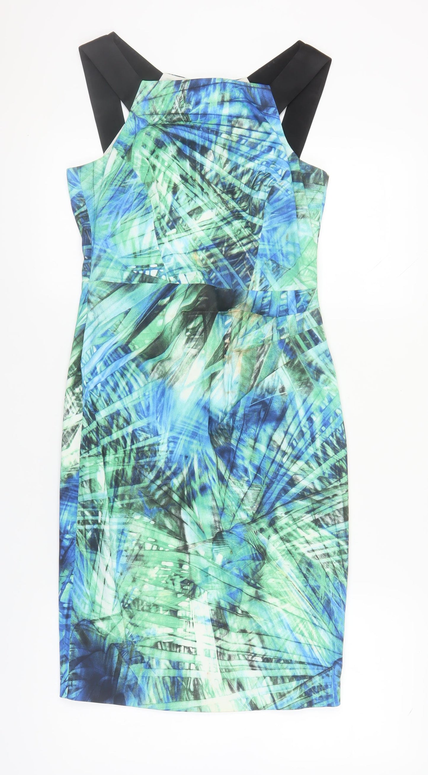Karen Millen Women's Multicoloured Sheath Dress Size 12