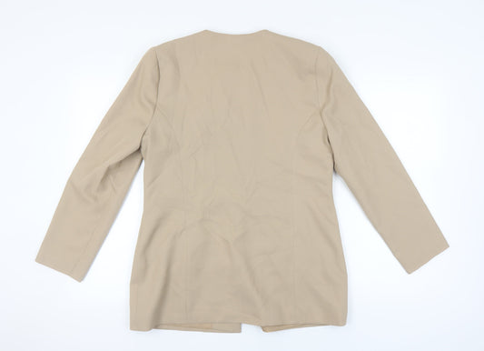 Heather Valley Women's Beige Suit Jacket Size 14