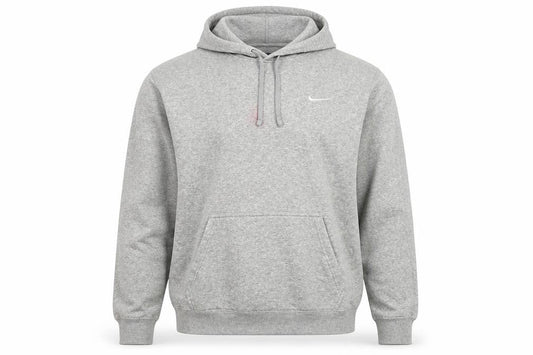 Mens UK L Regular Nike Grey Pullover Hoodie
