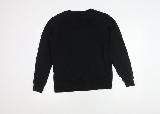 Harry Potter Women's Black Cotton Pullover Sweatshirt Size 10