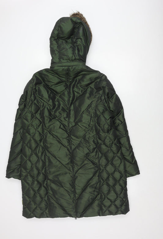 Marks and Spencer Women’s Green Puffer Cape, Size L