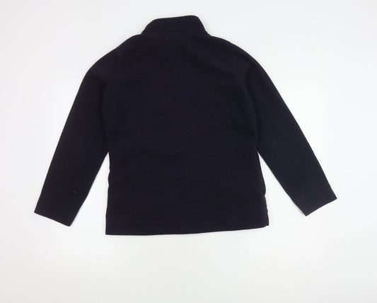 Isle Essentials Women's Blue Fleece Jacket Size M