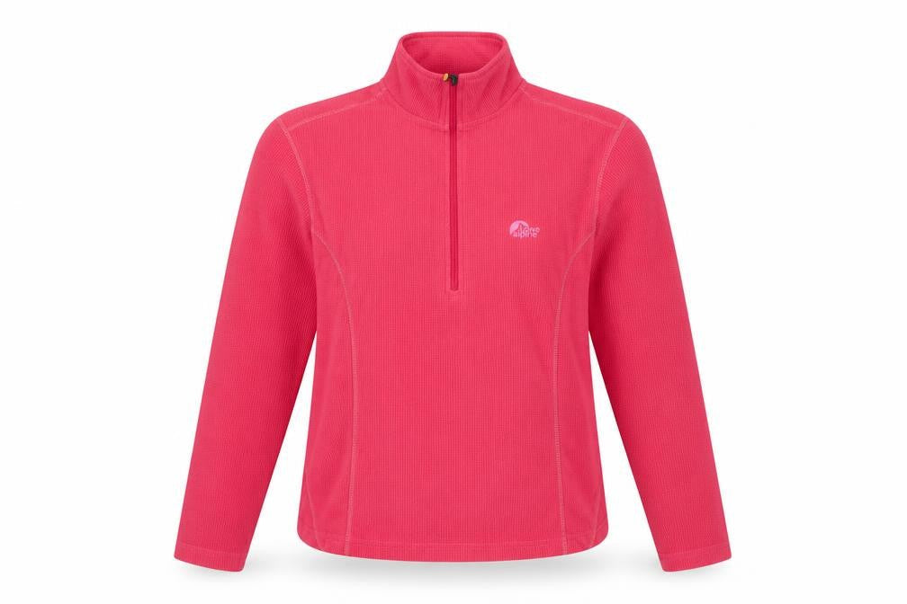 Womens UK S Regular Lowe Alpine Pink Henley Sweatshirt