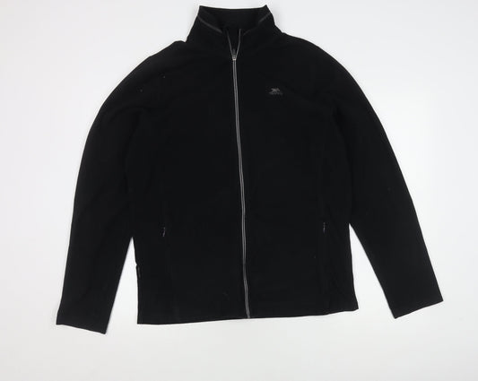 Trespass Men's Black Full Zip Fleece Hoodie L