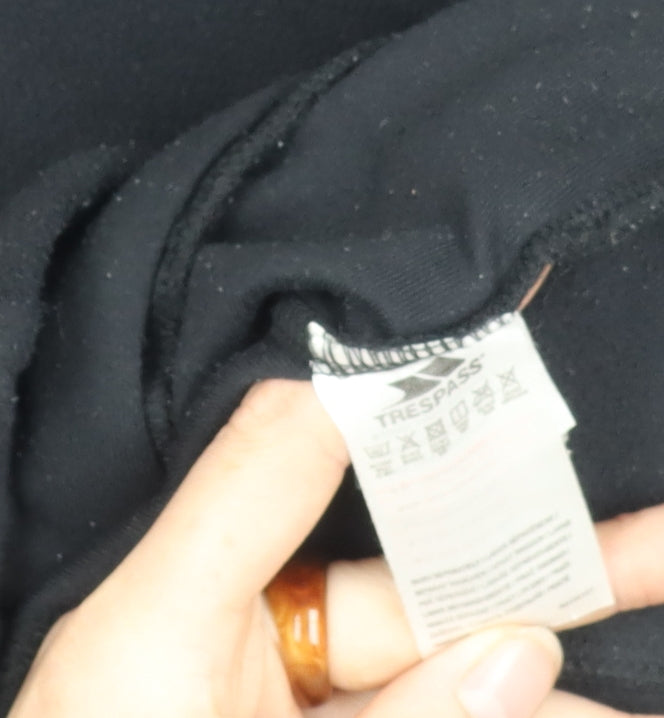 Trespass Men's Black Full Zip Fleece Hoodie L