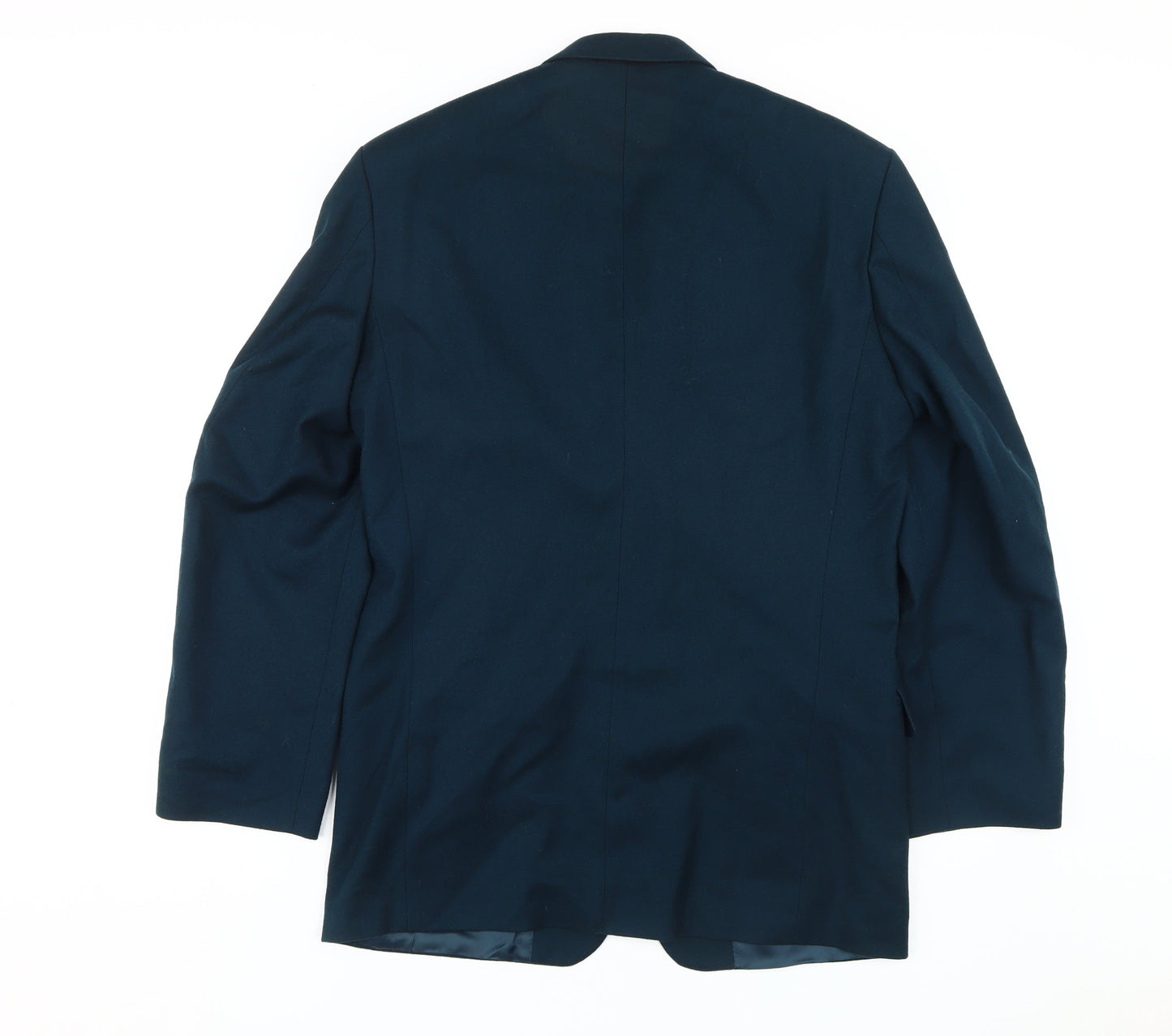 Marks and Spencer Men's Blue Blazer, Size 38R, Wool Cashmere