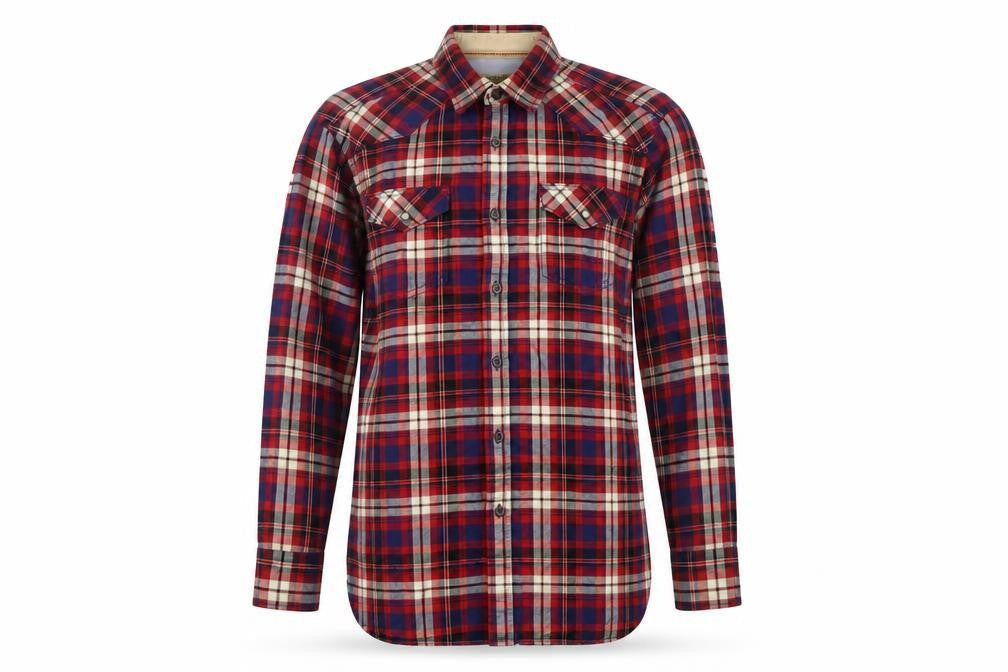 Marks and Spencer Men's Multicoloured Plaid Shirt L