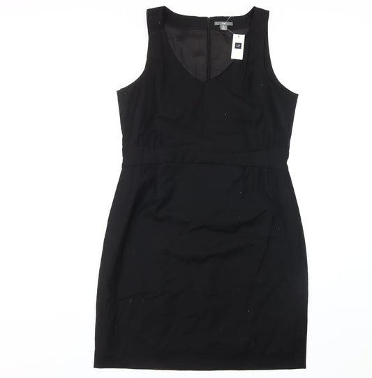 Gap Women's Black Sheath Dress, Size 14