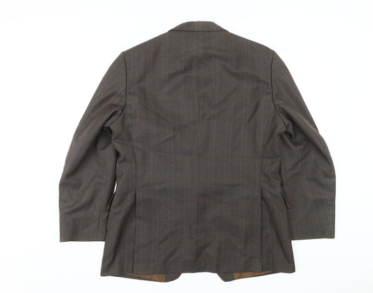 Magee Men’s Brown Regular Fit Blazer 44R