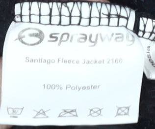 Sprayway Black XL Fleece Unisex Jacket, Perfect for Winter