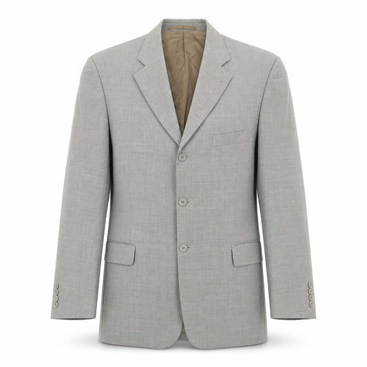Mens 40 Chest Regular Daniel Hechter Grey Three-Button Blazer