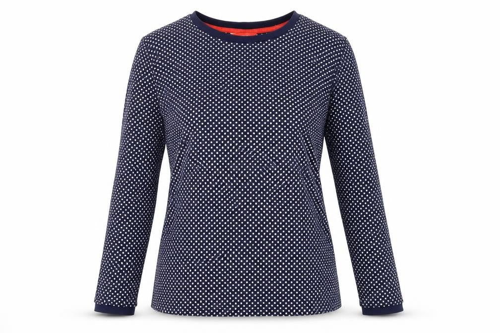 Womens UK Size 10 Joules Blue Viscose T-Shirt