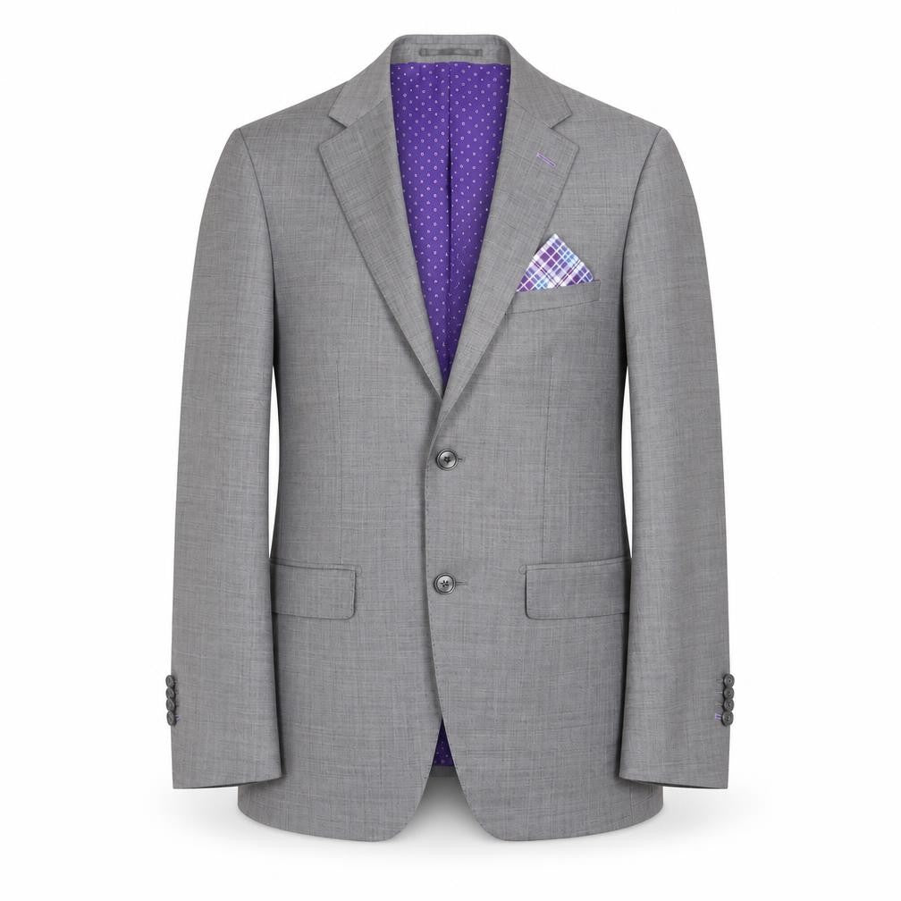 Mens 36 Chest Regular Moss Grey Two-Button Suit