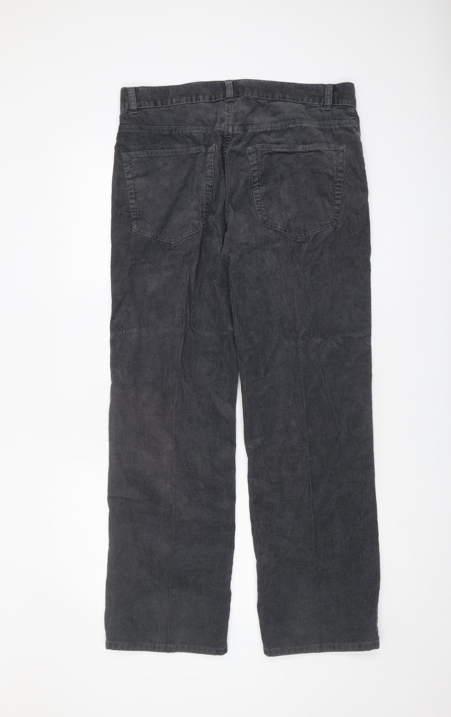 Tommy Hilfiger Men's Grey Corduroy Trousers Size 32