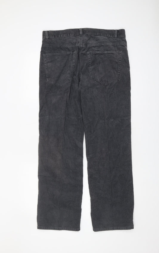 Tommy Hilfiger Men's Grey Corduroy Trousers Size 32
