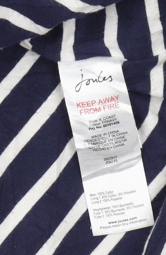 Joules Women's Blue Parka Jacket Size 4