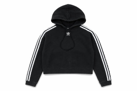 Womens UK XS Regular adidas Black Pullover Hoodie