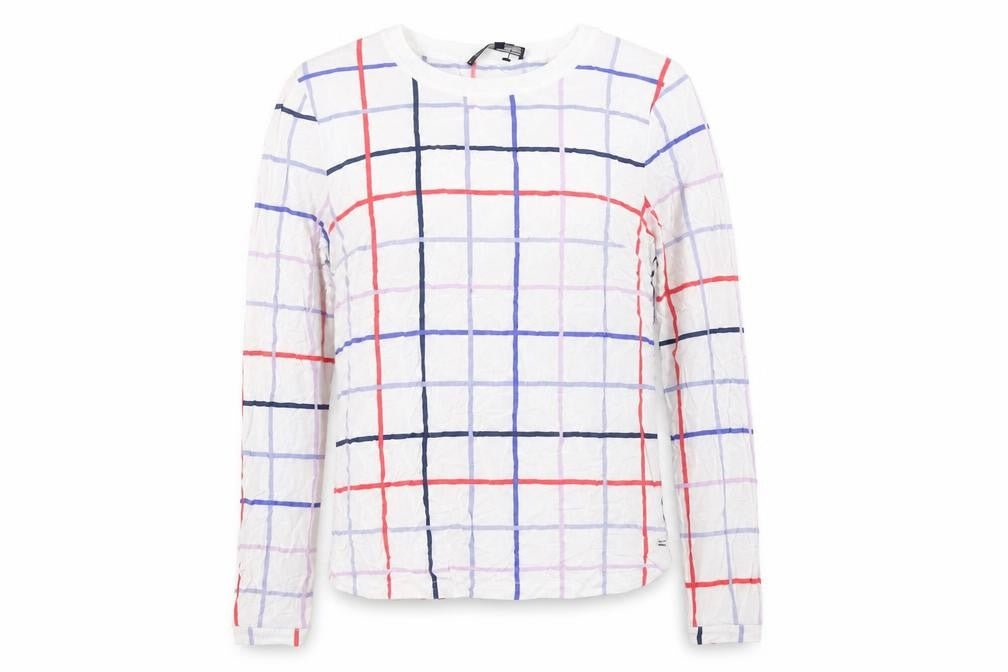 Womens UK Size 6 Tommy Hilfiger Multicoloured Cotton T-Shirt
