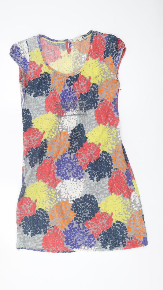 Boden Women's Multicoloured Floral Dress Size 10