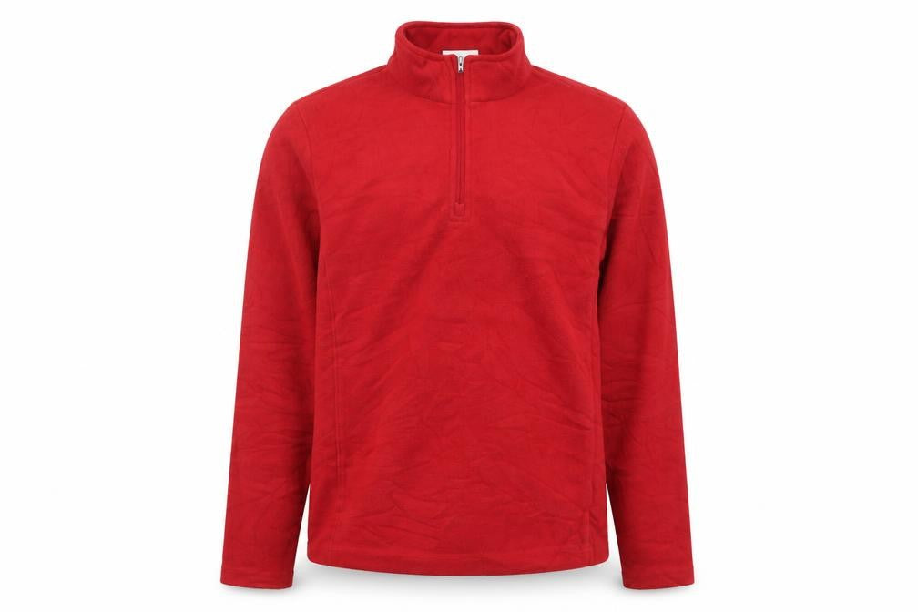Mens UK S  TOG24 Red 1/4 Zip Sweatshirt