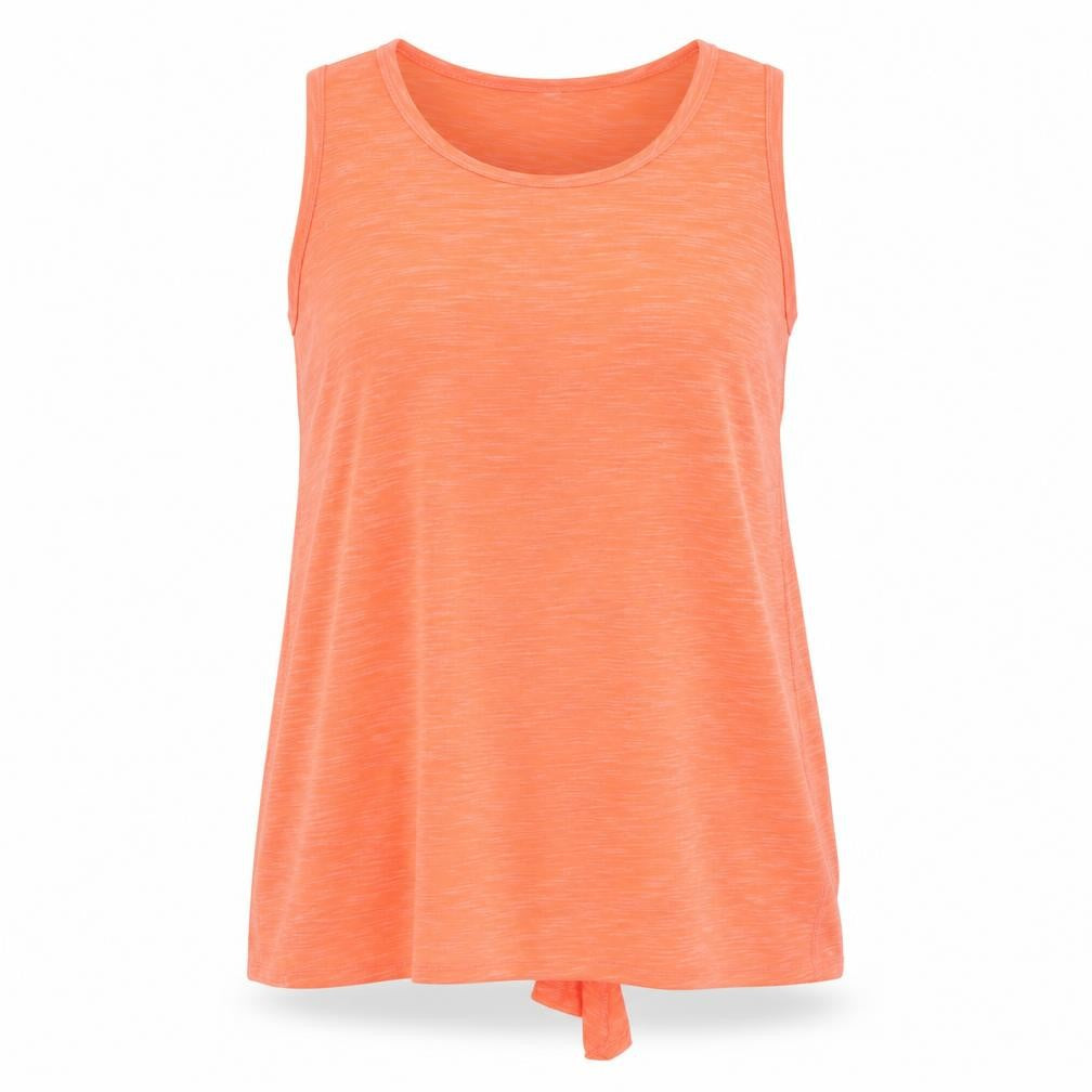 Womens UK Size M Long Tall Sally Orange Polyester Blend Tank