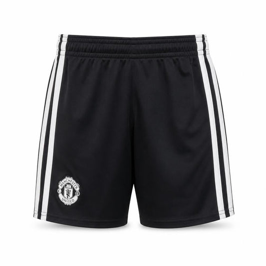 Adidas Boys Black Athletic Shorts 5-6 Years Football Sports Wear