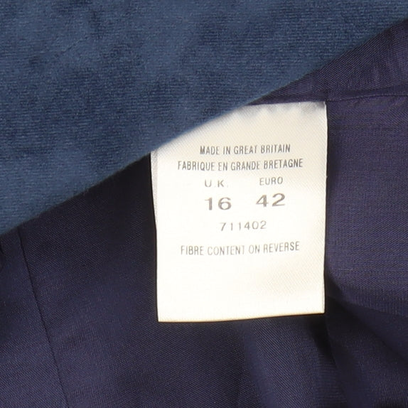 Alexon Women's Blue Blazer Size 16 Classic Lined