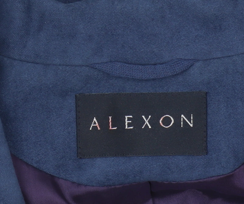 Alexon Women's Blue Blazer Size 16 Classic Lined