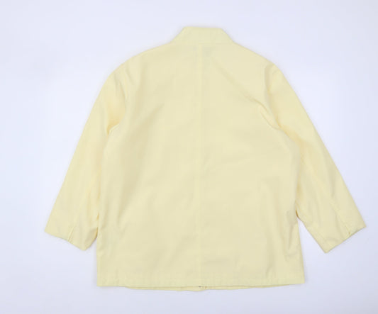 Deanes Women's Yellow Mid-Length Jacket Size 16