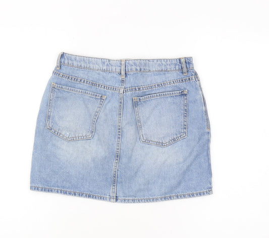 Gap Girls Blue Denim Skirt, Size 16 Years, Casual Style