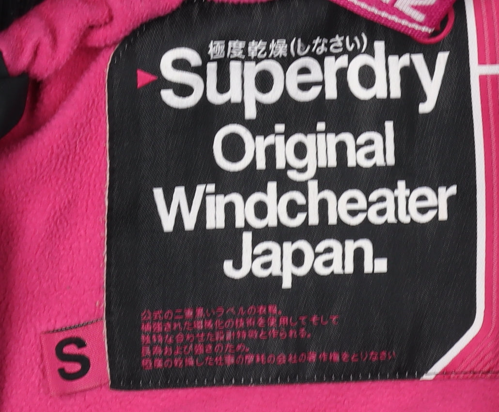 Superdry Women's Black Windbreaker Jacket S