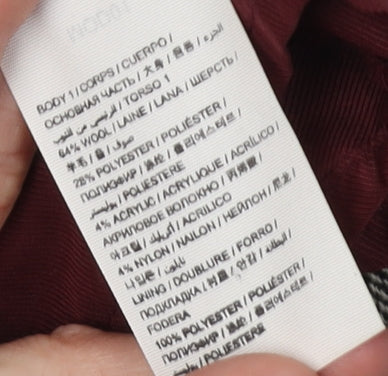 Superdry Women's Grey Tweed Herringbone Skirt, M