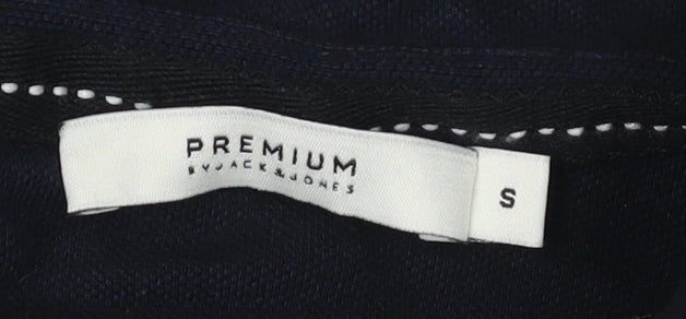 Jack & Jones Men's Black Polo Shirt Small