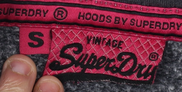 Superdry Women's Grey Full Zip Hoodie S