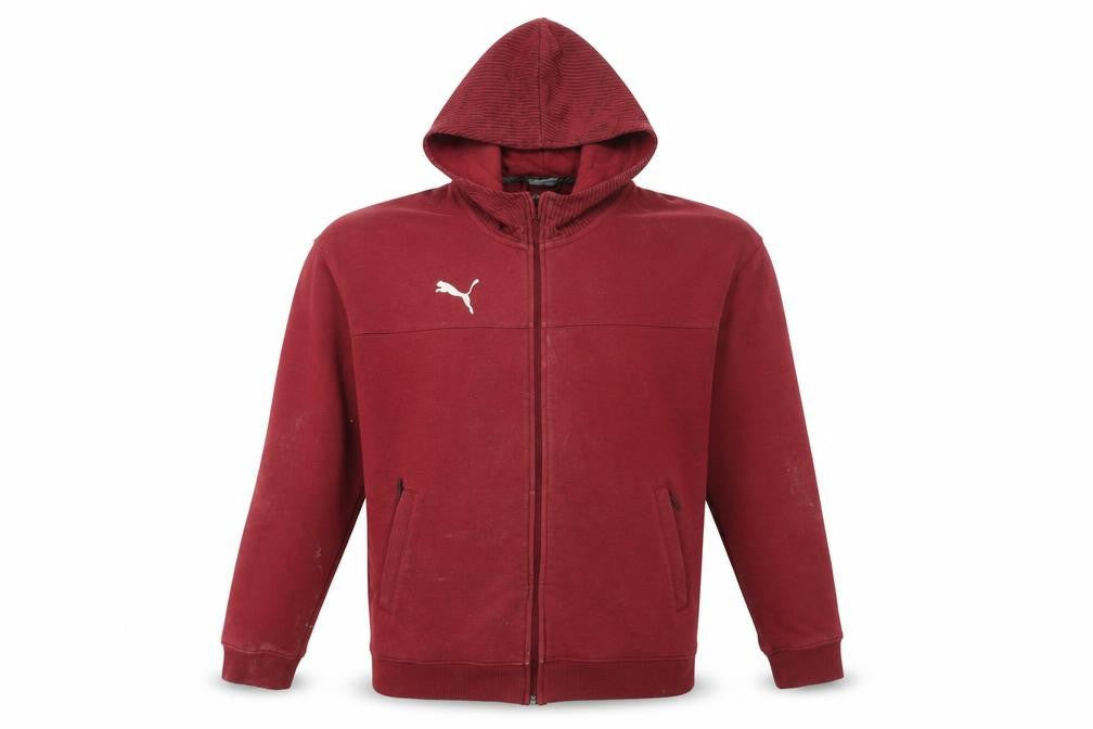 Mens UK M  PUMA Red Full Zip Hoodie