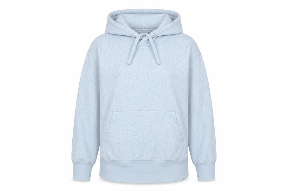 Womens UK 10 Relaxed Animal Blue Pullover Hoodie